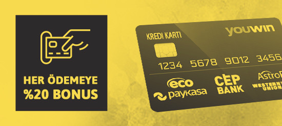Youwin %20 bonus