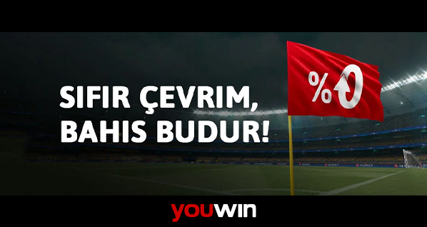 Youwin sıfır çevrim, bahis budur.