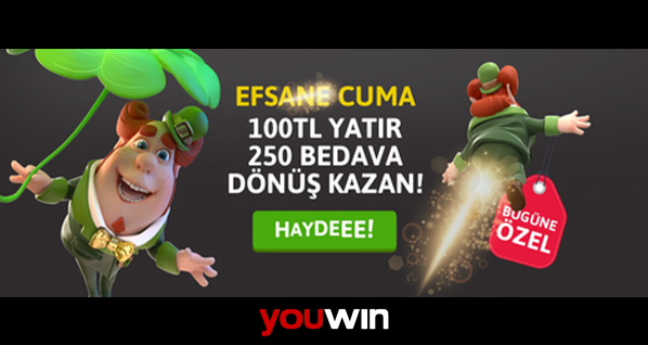 Youwin Black Friday özel bonusu.