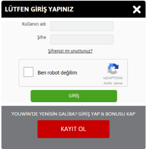 Youwin Giriş