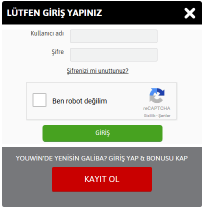 Youwin Giriş