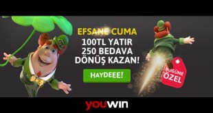 Youwin Black Friday özel bonusu.