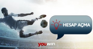 Youwin sitesinde hesap açmak.