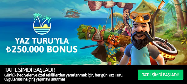 casino yaz turu bonusu hemen kayıt ol