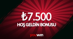 Youwin hoş geldin bonusu.